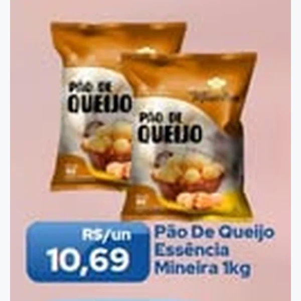 Recorte do encarte de Pão de Queijo Essência Mineira
