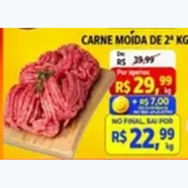 Recorte do encarte de Carne Moída de 2ª