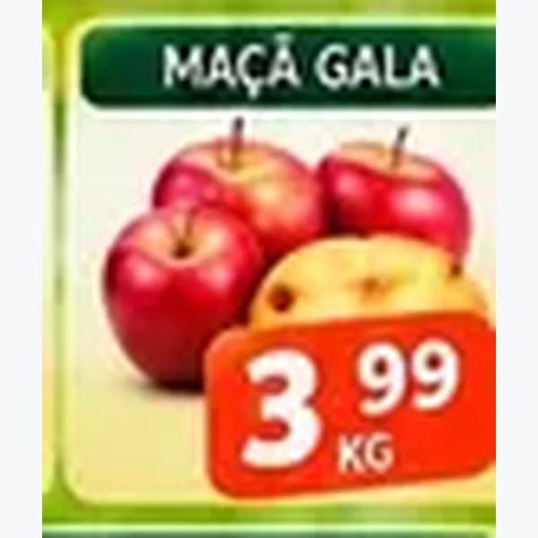 Recorte do encarte de Maçã Gala