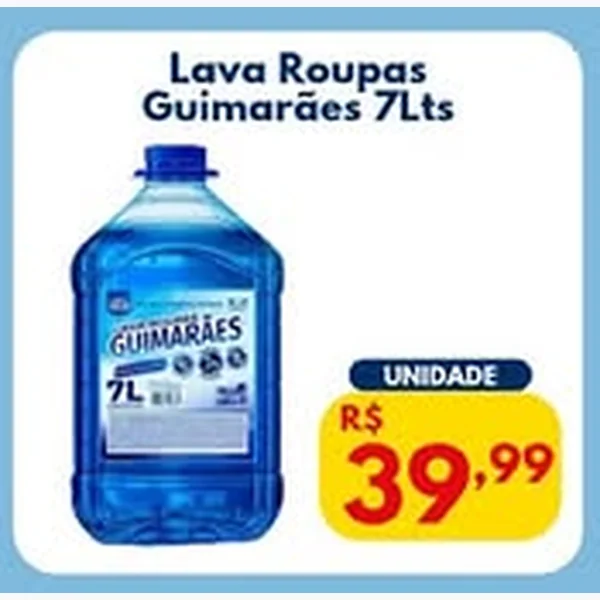 Lava Roupas Guimarães 7 L