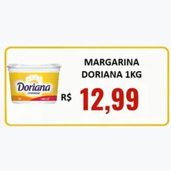 Recorte do encarte de Margarina Doriana 1 kg