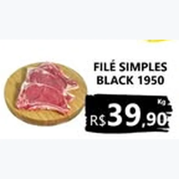 Filé Simples Black 1950