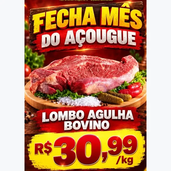 Lombo Agulha Bovino
