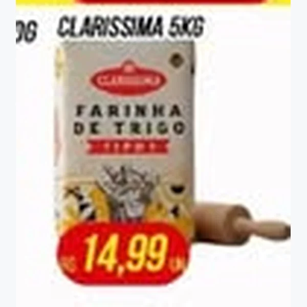 Recorte do encarte de Farinha de Trigo Claríssima 5 kg