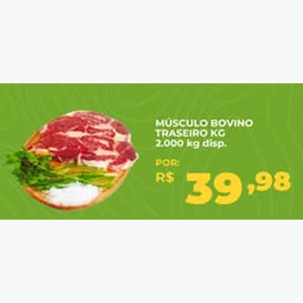 Músculo Bovino Traseiro