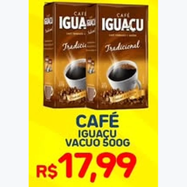 Recorte do encarte de Café Tradicional Vácuo Iguaçu 500 g