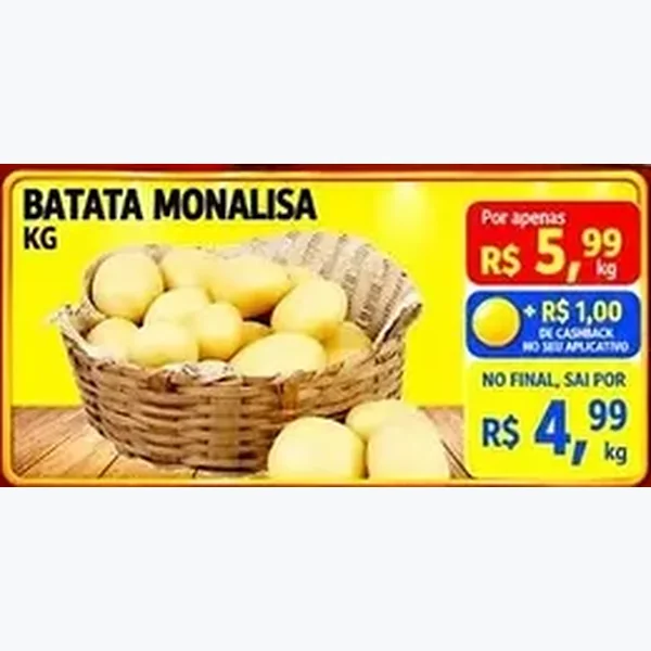 Recorte do encarte de Batata Monalisa