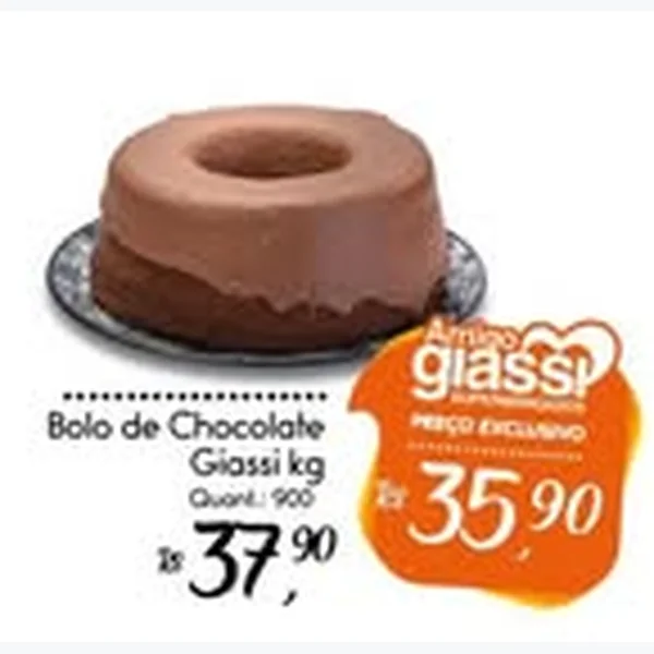 Bolo de Chocolate Giassi