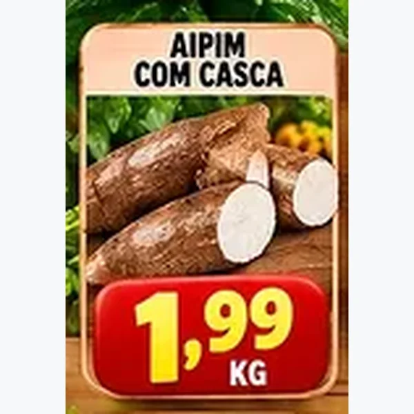 Recorte do encarte de Aipim com Casca