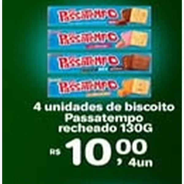 Biscoito Recheado Passatempo 130 g