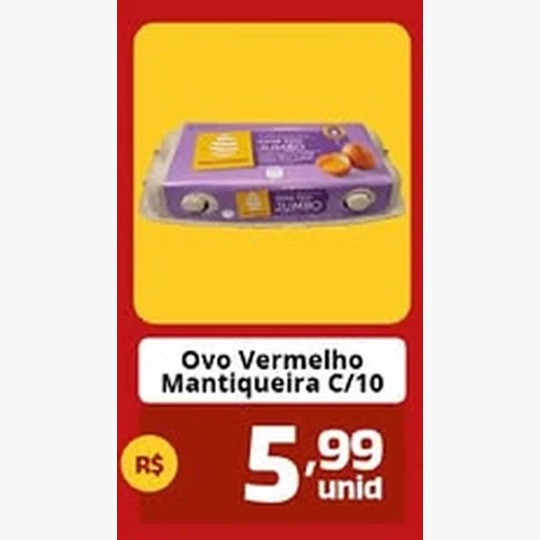 Ovos Vermelhos Mantiqueira 10 un