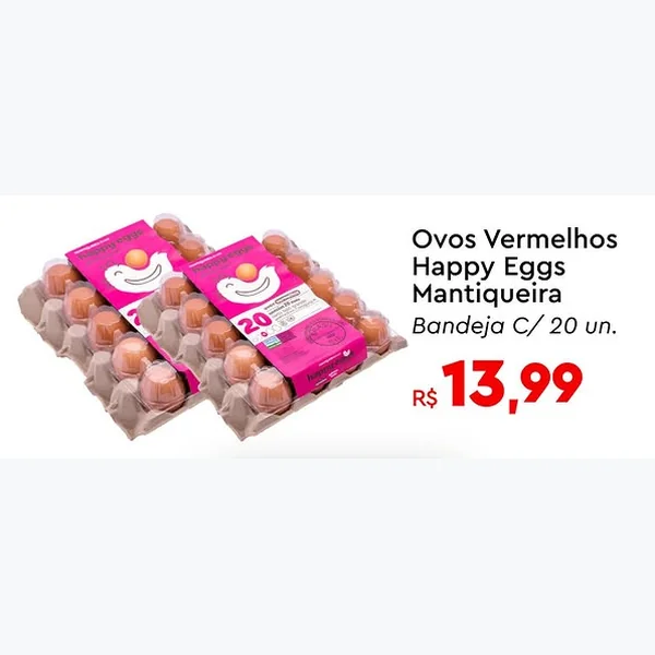 Ovos Vermelhos Mantiqueira 20 un