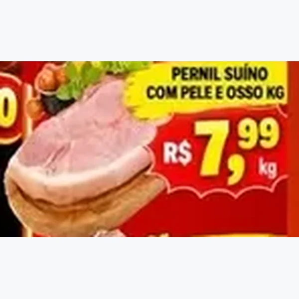Pernil Suíno com Pele e Osso