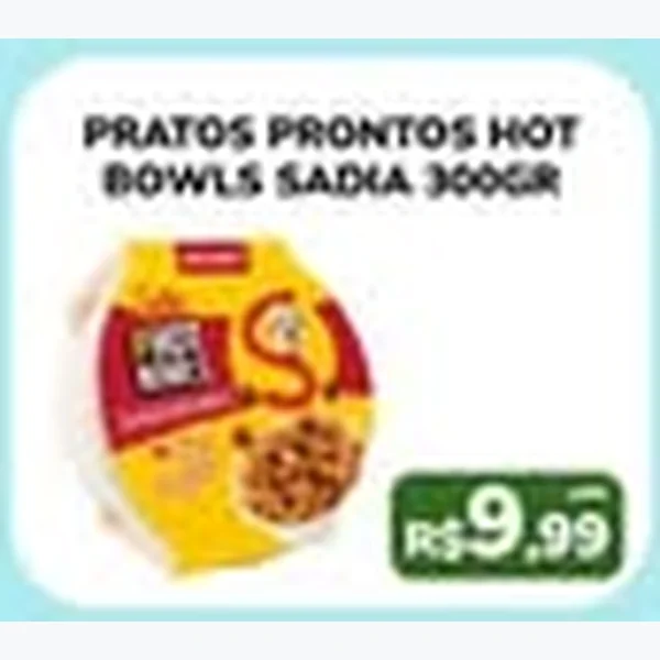 Pratos Prontos Hot Bowls Sadia 300 g