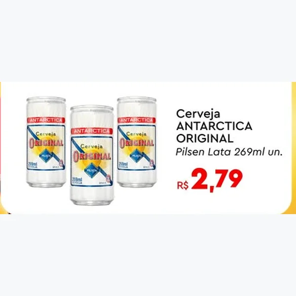 Cerveja Original Pilsen Antarctica 269 ml