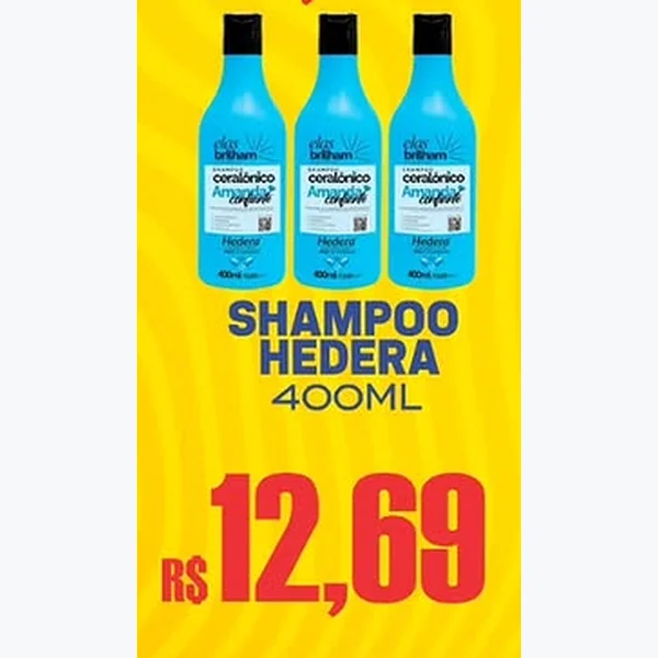 Recorte do encarte de Shampoo Hedera 400 ml