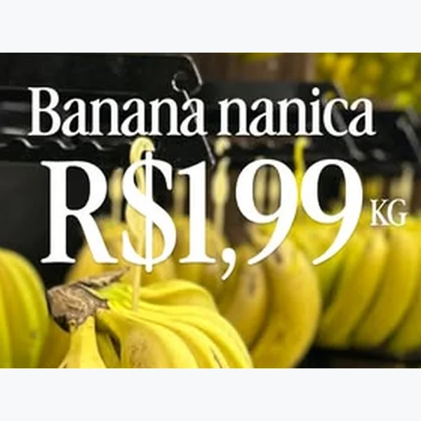 Recorte do encarte de Banana Nanica