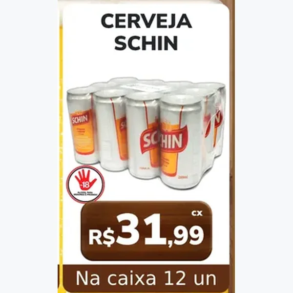 Cerveja Schin 12 un