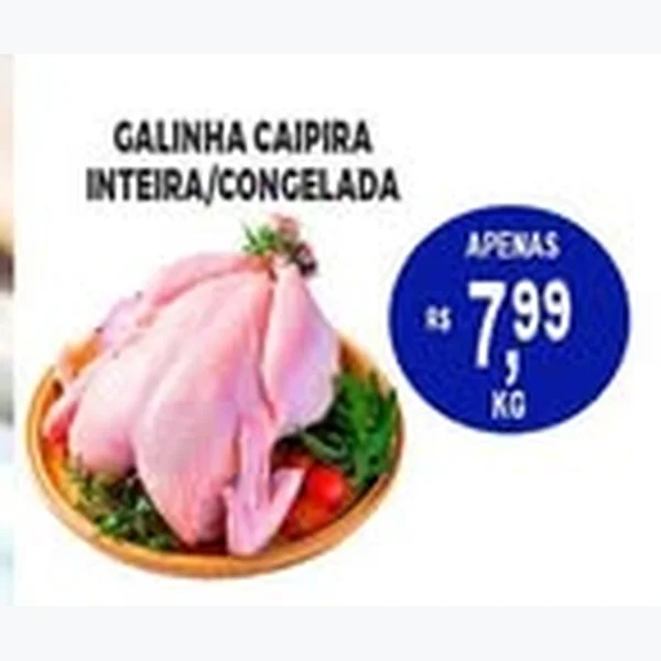 Galinha Caipira Inteira Congelada