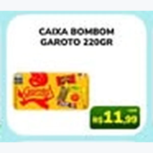 Caixa de Bombom Garoto 220 g