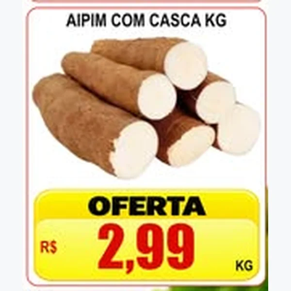 Aipim com Casca