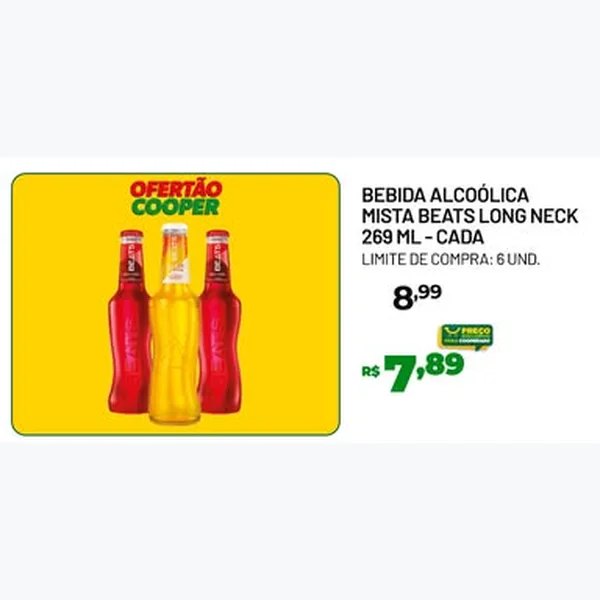 Bebida Alcoólica Mista Beats 269 ml