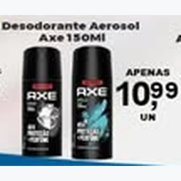 Recorte do encarte de Desodorante Aerosol Axe 150 ml