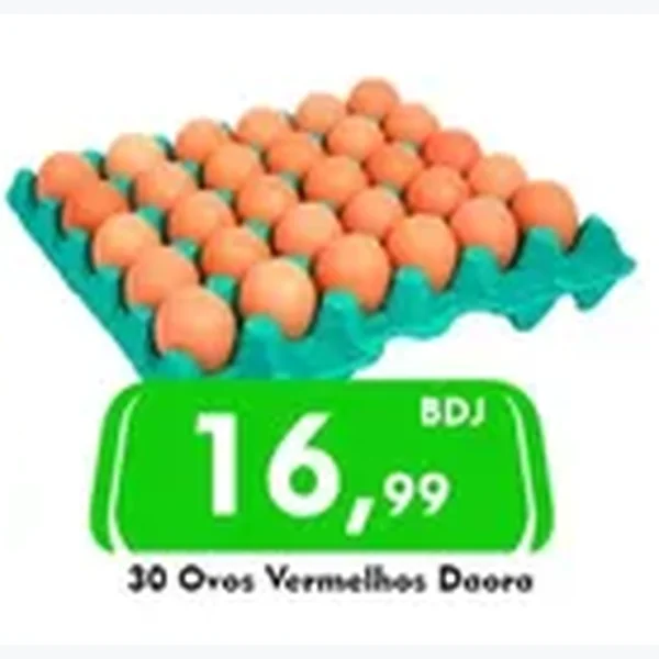 Ovos Vermelhos 30 un