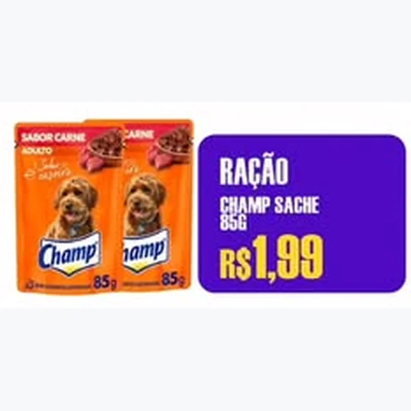 Ração Sachê Champ 85 g