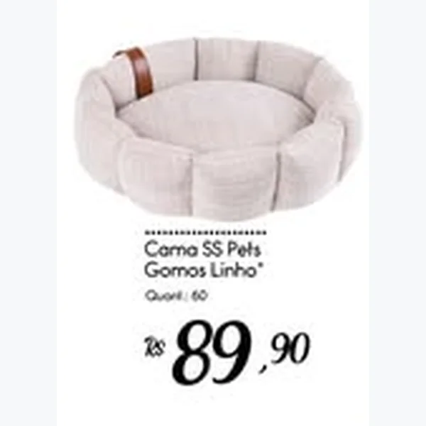 Cama Pets Gomos Linho