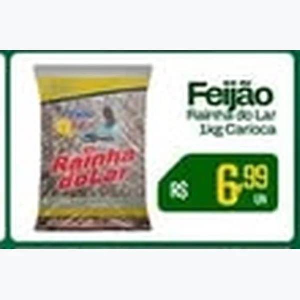 Feijão Carioca Rainha do Lar 1 kg