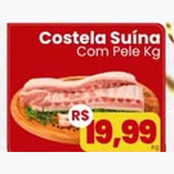 Costela Suína com Pele