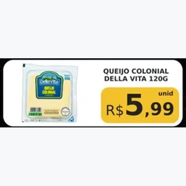 Queijo Colonial Della Vita 120 g