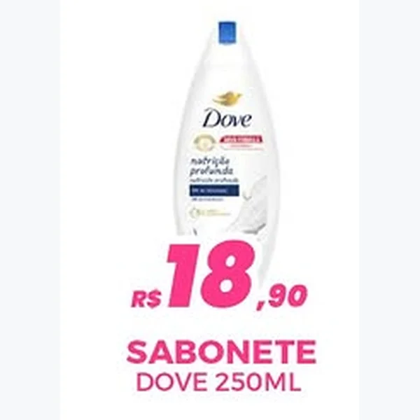 Sabonete Líquido Nutrição Profunda Dove 250 ml