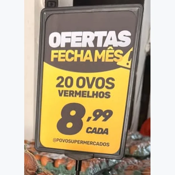 Ovos Vermelhos 20 un