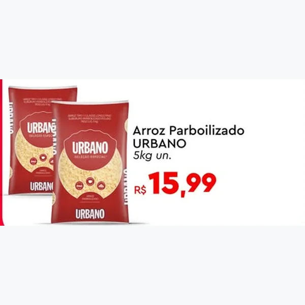 Arroz Parboilizado Urbano 5 kg