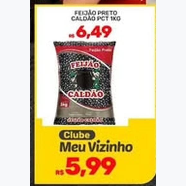 Feijão Preto Caldão 1 kg