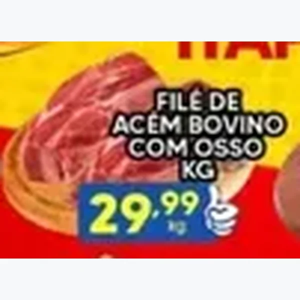 Filé de Acém Bovino com Osso