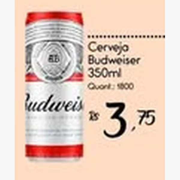 Cerveja Budweiser 350 ml