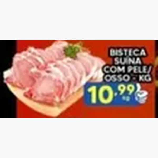 Bisteca Suína com Pele com Osso