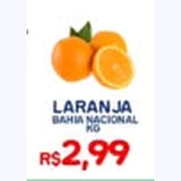 Recorte do encarte de Laranja Bahia Nacional