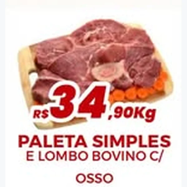 Recorte do encarte de Paleta Simples Bovino