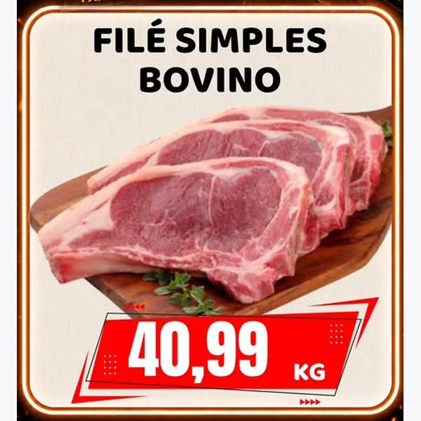 Filé Simples Bovino