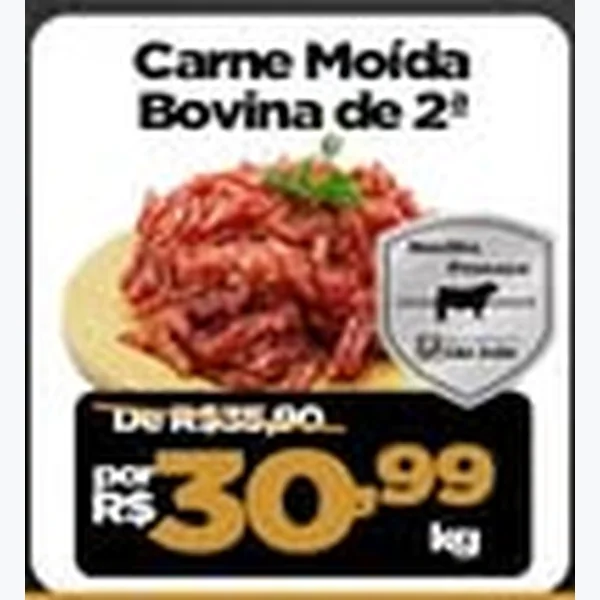 Carne Moída Bovina de 2ª