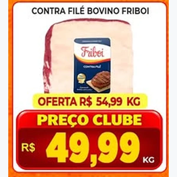 Recorte do encarte de Contra Filé Bovino Friboi