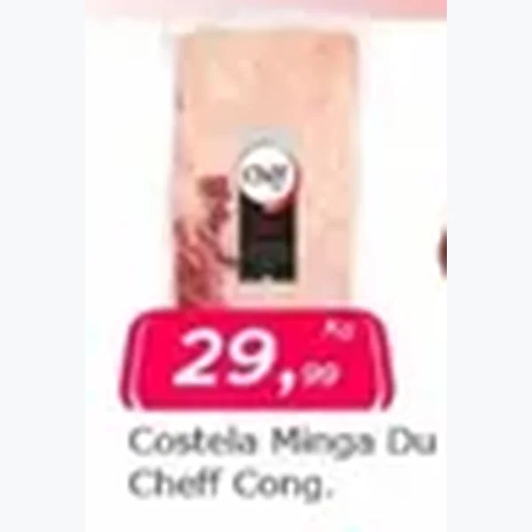 Recorte do encarte de Costela Minga Du Cheff Cong.