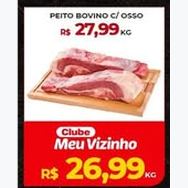 Recorte do encarte de Peito Bovino C/ Osso