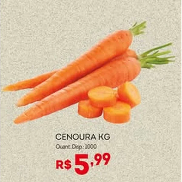 Recorte do encarte de Cenoura