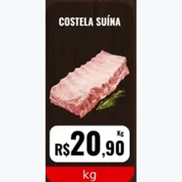 Recorte do encarte de Costela Suína