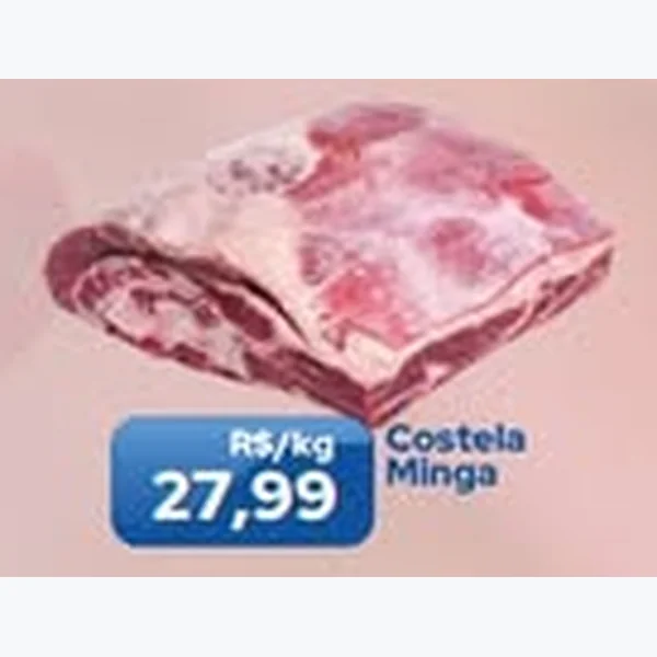 Recorte do encarte de Costela Minga